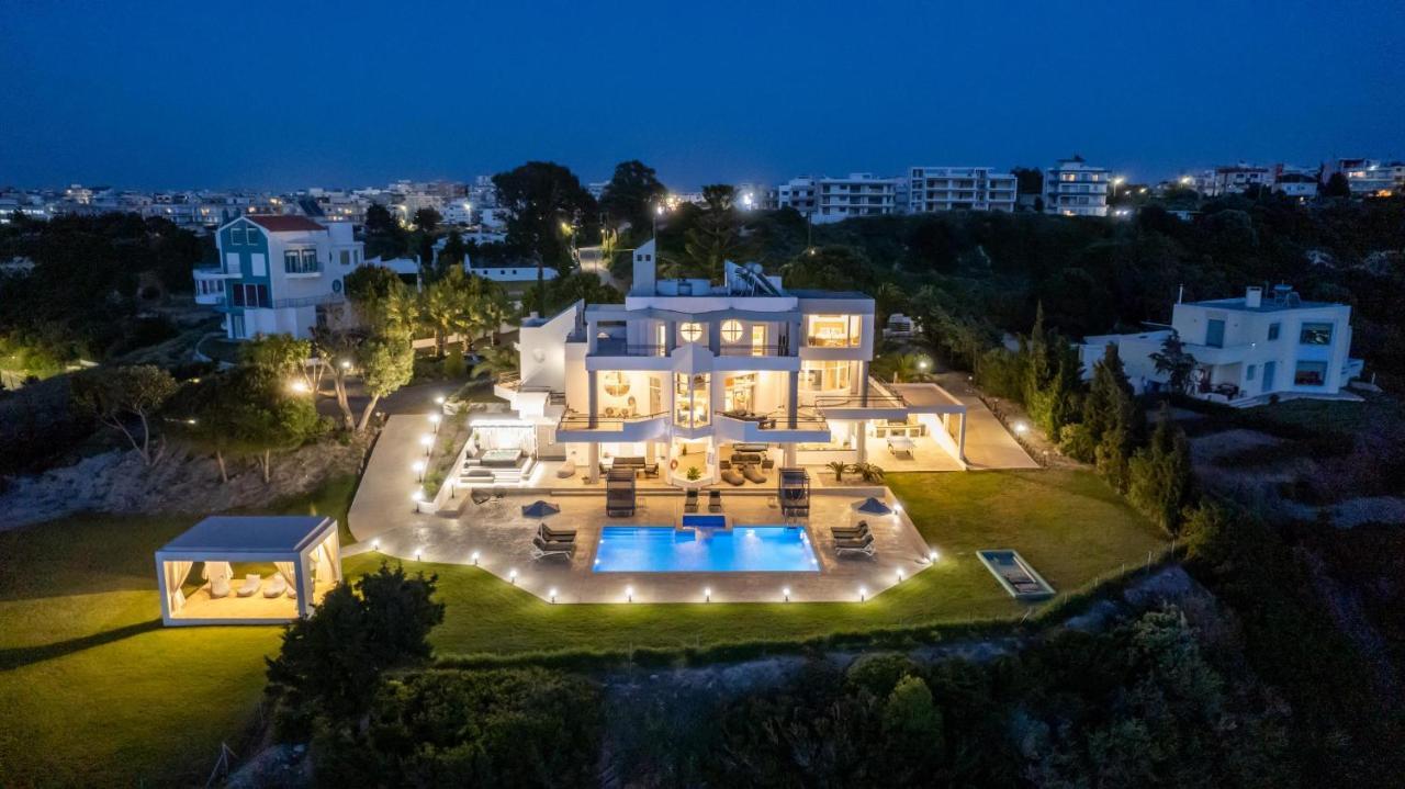 Monte Smith Luxury Villa Rhodes City Eksteriør bilde